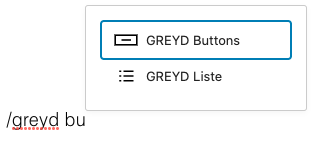 Screenshot GREYD Button einfügen